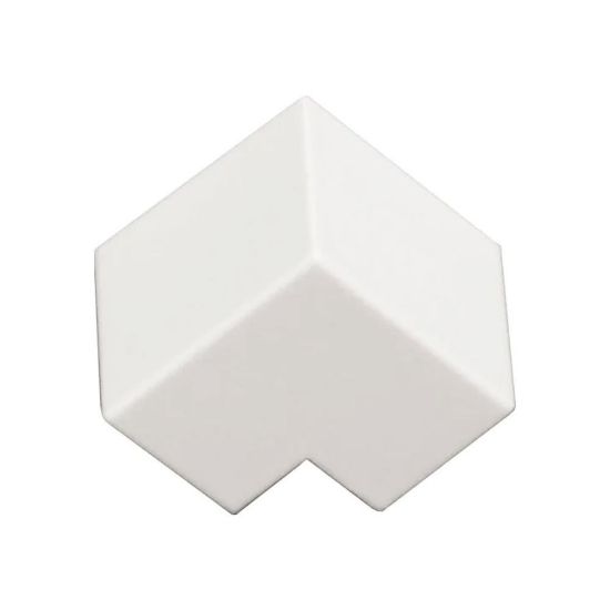 Immagine di ANGOLO ESTERNO PER MINICANALA 30x10 MM BIANCO CONFEZIONE 2 PZ ELETTROCANALI