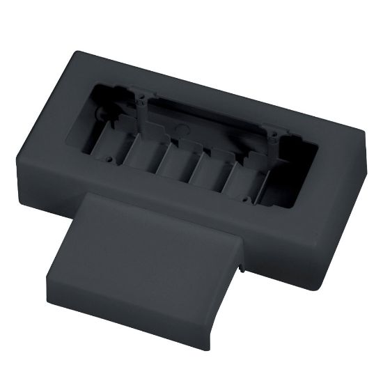 Immagine di SCATOLA TORRETTA 100-70x20 MM ARDESIA 6 MODULI ELETTROCANALI