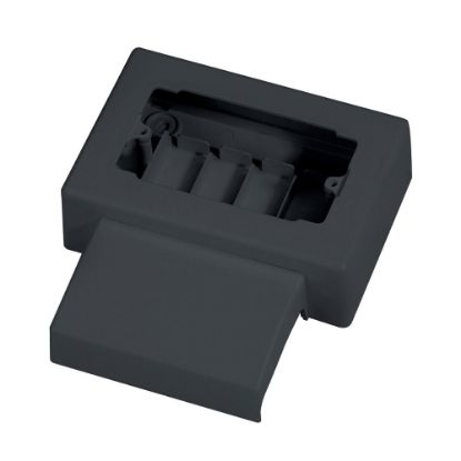 Immagine di SCATOLA TORRETTA 108-70x20 MM ARDESIA 4 MODULI ELETTROCANALI