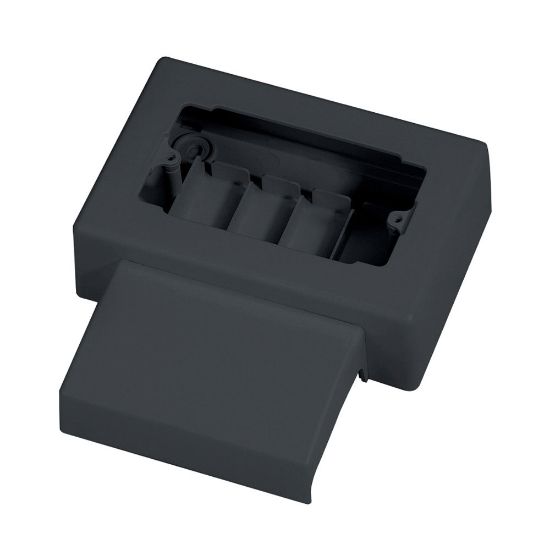 Immagine di SCATOLA TORRETTA 108-70x20 MM ARDESIA 4 MODULI ELETTROCANALI