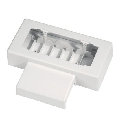 Immagine di SCATOLA TORRETTA 100-70x20 MM BIANCO 6 MODULI ELETTROCANALI