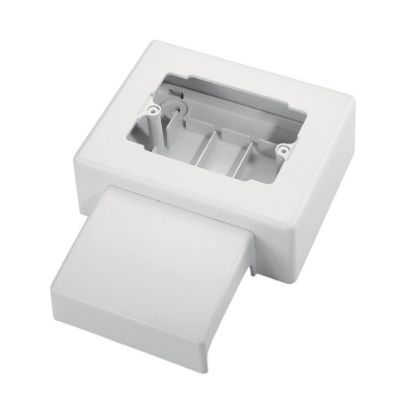 Immagine di SCATOLA TORRETTA 83.5-70x20 MM BIANCO 3 MODULI ELETTROCANALI