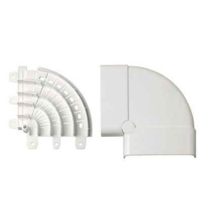 Immagine di ANGOLO PIANO VARIABILE 70x20 MM BIANCO CONFEZIONE 1 PZ ELETTROCANALI