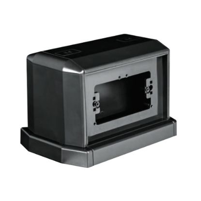 Immagine di TORRETTA PORTA UTENZE BIFACCIALE ARDESIA 8 MODULI ELETTROCANALI