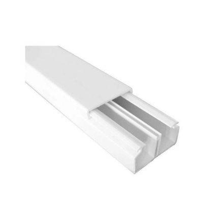 Immagine di MINICANALE BIANCO 2 SCOMPARTI 22x10 MM L 2 MT ELETTROCANALI