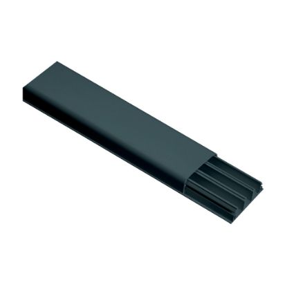 Immagine di CANALE BATTISCOPA E CORNICE 70x20 MM ARDESIA L 2 MT ELETTROCANALI