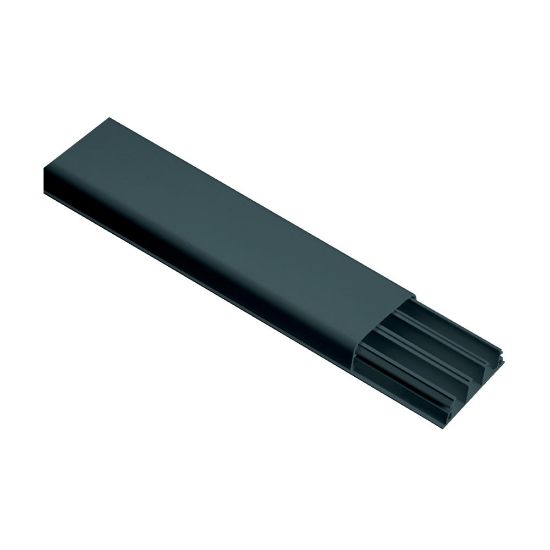 Immagine di CANALE BATTISCOPA E CORNICE 70x20 MM ARDESIA L 2 MT ELETTROCANALI