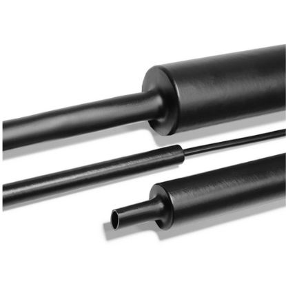 Immagine di GUAINA TERMORESTRINGENTE 4:1 NERO TREDUX-MA47-12/3 HELLERMANNTYTON