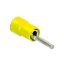 Immagine di TERMINALE PUNTALE MASCHIO GIALLO 4x6 MM BLISTER 10 PZ ELECTRALINE