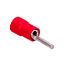 Immagine di TERMINALE PUNTALE MASCHIO ROSSO 0,5x1,5 MM BLISTER 10 PZ ELECTRALINE