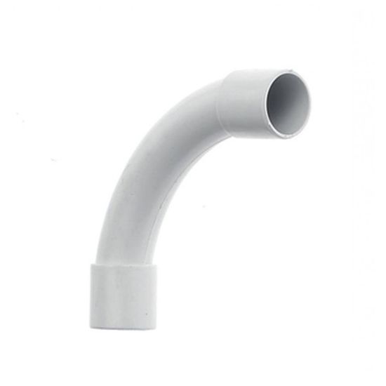 Immagine di CURVA PER TUBO PASSACAVI GRIGIA Ø 20 MM CONFEZIONE 100 PZ