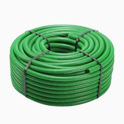 Immagine di TUBO CORRUGATO VERDE SINGOLA PARETE Ø 25 MM ROTOLO 50 MT