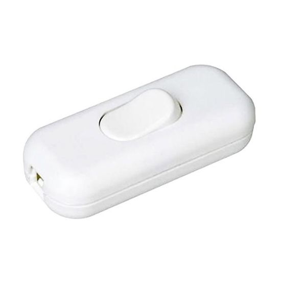 Immagine di INTERRUTTORE PASSAFILO 250V BIANCO CONFEZIONE 2 PZ F.A.E.G.