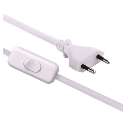 Immagine di PROLUNGA CON INTERRUTTORE 2,5A 1.5 MT BIANCO ELECTRALINE