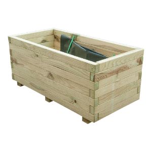 Immagine di FIORIERA IN LEGNO AUTOCLAVATO H34-L80-P40 CM