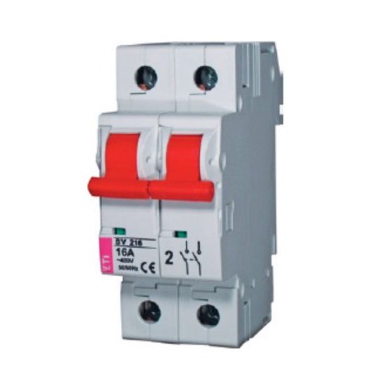 Immagine di INTERRUTTORE NON AUTOMATICO 2 POLI 40A 400V SV240 2 MODULI DIN ETIMAT