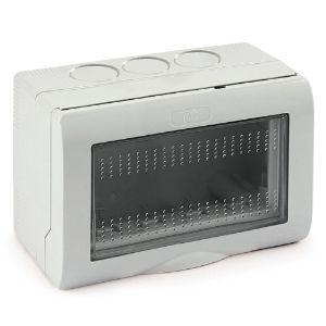 Immagine di CONTENITORE PARETE MYLIFE IP55 4 MODULI ELETTROCANALI
