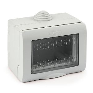 Immagine di CONTENITORE PARETE MYLIFE IP55 3 MODULI ELETTROCANALI