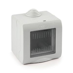 Immagine di CONTENITORE PARETE MYLIFE IP55 2 MODULI ELETTROCANALI