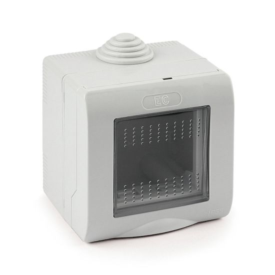 Immagine di CONTENITORE PARETE MYLIFE IP55 2 MODULI ELETTROCANALI