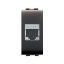 Immagine di PRESA RJ45 MYLIFE CAT.6 UTP NERA ELETTROCANALI