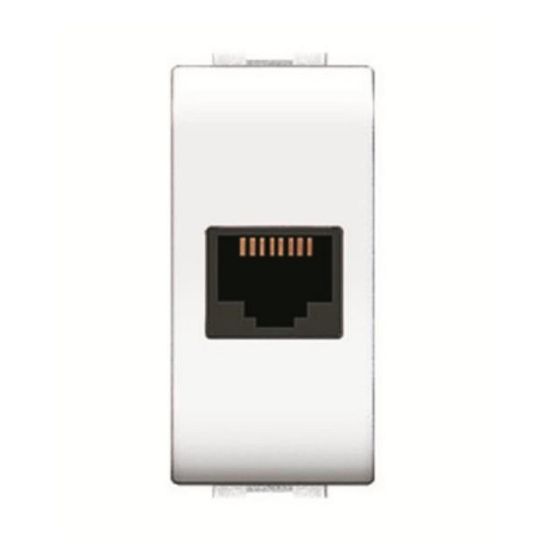 Immagine di PRESA TELEFONICA RJ11 MYLIFE BIANCA ELETTROCANALI