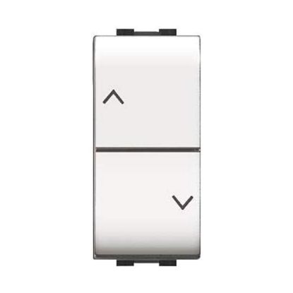 Immagine di DOPPIO PULSANTE INTERBLOCCATO MYLIFE 10A BIANCO ELETTROCANALI