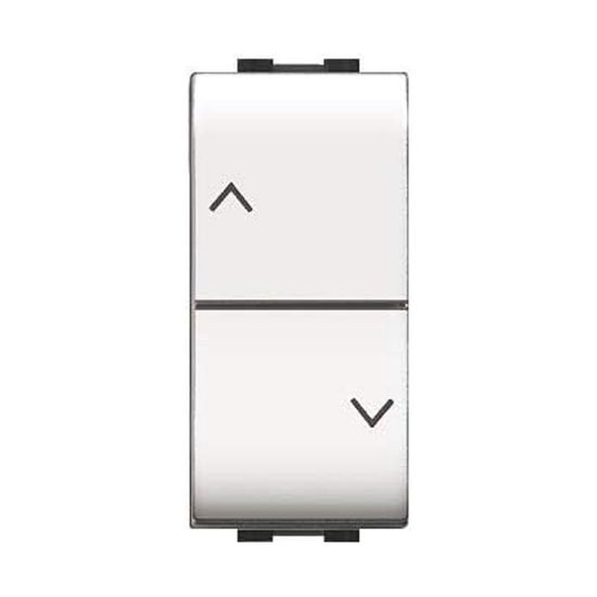 Immagine di DOPPIO PULSANTE INTERBLOCCATO MYLIFE 10A BIANCO ELETTROCANALI