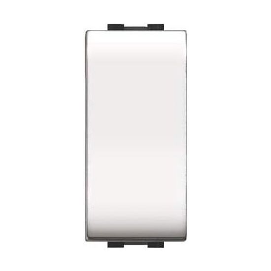 Immagine di PULSANTE UNIPOLARE MYLIFE 16A 1 POSTO NO BIANCO ELETTROCANALI