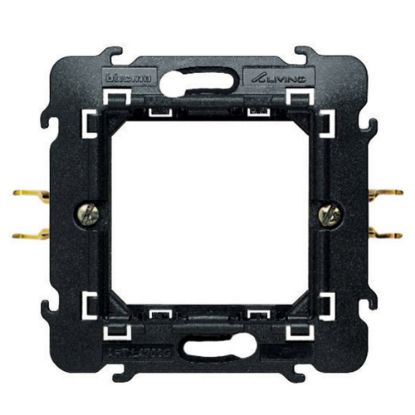 Immagine di SUPPORTO A 2 MODULI CON GRAFFETTE SERIE LIVING