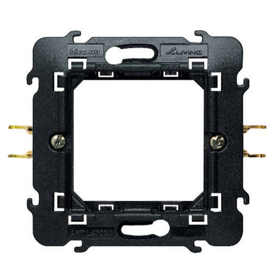 Immagine di SUPPORTO A 2 MODULI CON GRAFFETTE SERIE LIVING