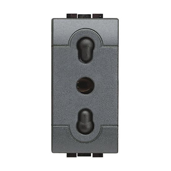 Immagine di PRESA BIPASSO 10/16A SERIE LIVING