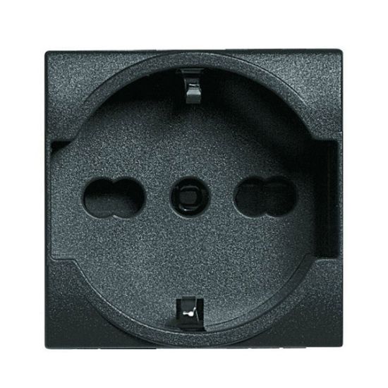 Immagine di PRESA SCHUKO BIPASSO SERIE LIVING