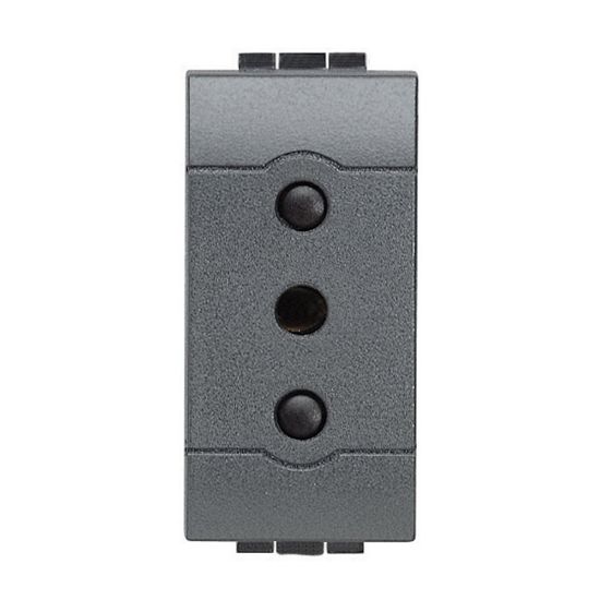 Immagine di PRESA BIPOLARE E TERRA 10A 250V SERIE LIVING