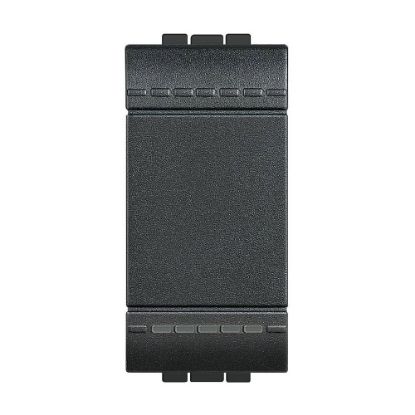 Immagine di INTERRUTTORE 1 MODULO 16A ANTRACITE SERIE LIVING