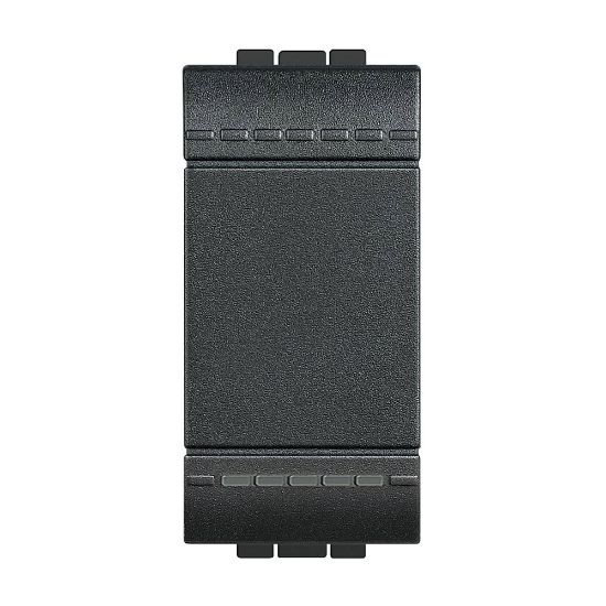 Immagine di INTERRUTTORE 1 MODULO 16A ANTRACITE SERIE LIVING