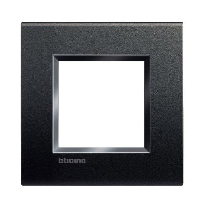 Immagine di PLACCA 2 POSTI ANTRACITE SERIE LIVING