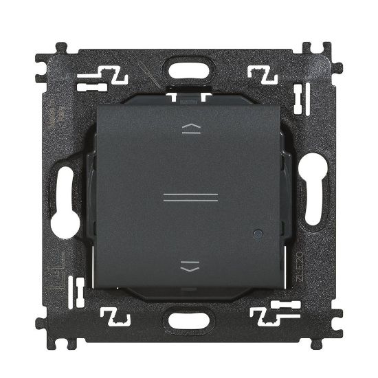 Immagine di COMANDO WIRELESS TAPPARELLE ANTRACITE SERIE LIVING SMART NETATMO