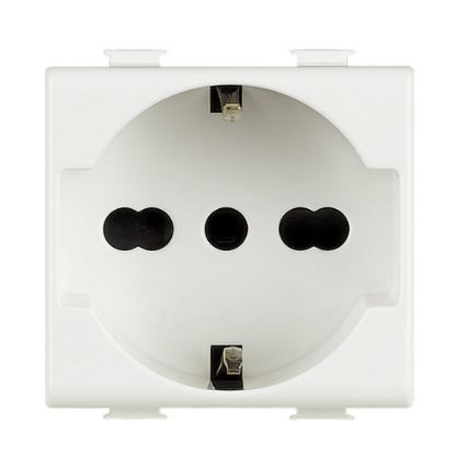 Immagine di PRESA SCHUKO BIPASSO SERIE MATIX