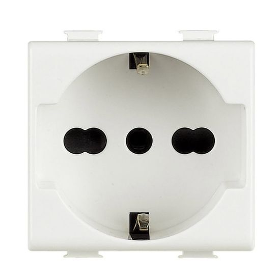 Immagine di PRESA SCHUKO BIPASSO SERIE MATIX