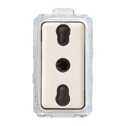 Immagine di PRESA BIPASSO E TERRA 10/16A SERIE MAGIC