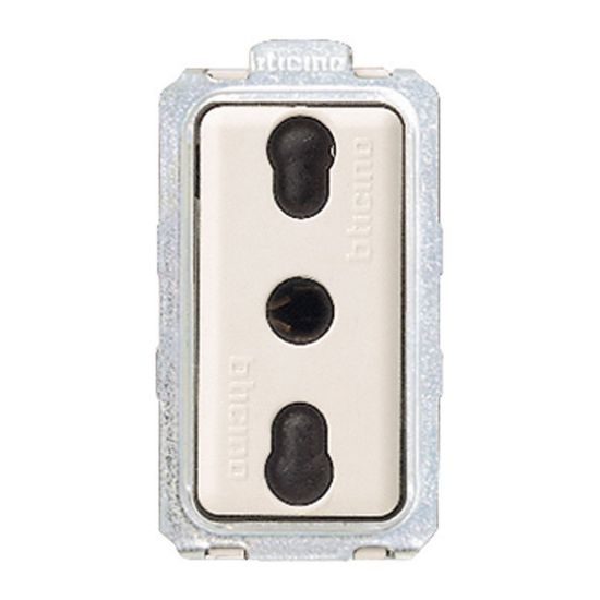 Immagine di PRESA BIPASSO E TERRA 10/16A SERIE MAGIC