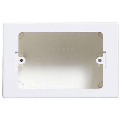 Immagine di SCATOLA DA PARETE 3 POSTI BIANCA SERIE MAGIC