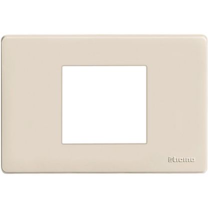 Immagine di PLACCA 2 POSTI CENTRATI RESINA SERIE MAGIC