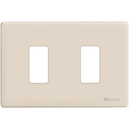 Immagine di PLACCA 2 POSTI RESINA SERIE MAGIC