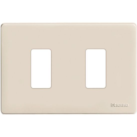 Immagine di PLACCA 2 POSTI RESINA SERIE MAGIC