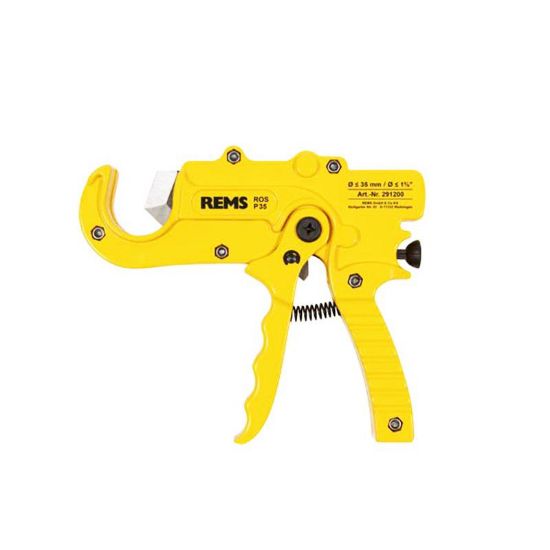 Immagine di CESOIA PER TUBI IN PVC ROS P 35 DIAMETRO TAGLIO 35 MM CON RITORNO REMS