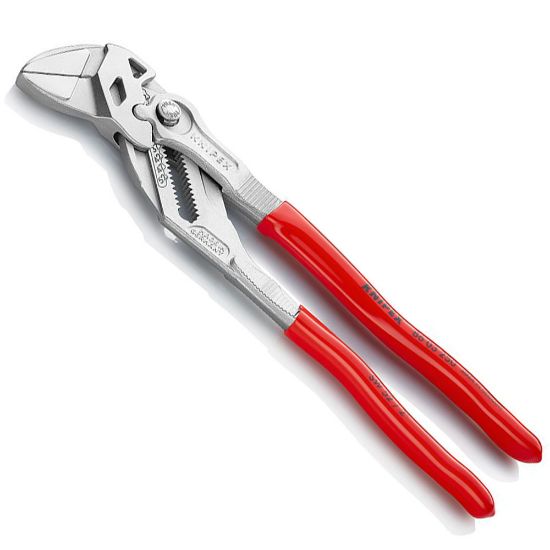 Immagine di PINZA CHIAVE MM 250 CROMATA MANICO RIVESTITO KNIPEX
