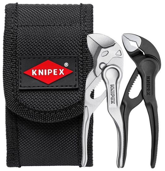 Immagine di SET 2 PINZE MINI XS CON TASCA PER CINTURA KNIPEX