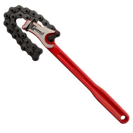 Immagine di CHIAVE GIRATUBI AMERICANA A CATENA PRESA 4"